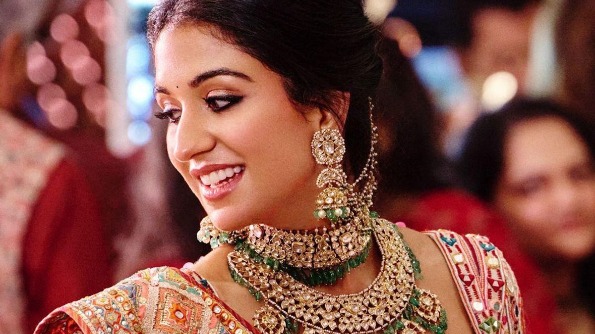 The Luxury Portrait Of Lehenga Handmade Worn By A Merchant, Candidate For Crazy Rich India's Wife Anant Ambani