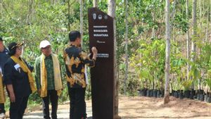 President Jokowi Launches The Wanagama Nusantara Education Forest At IKN