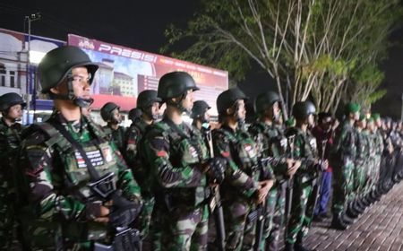 Awasi Larangan Pengibaran Bendera Bulan Bintang, TNI-Polri Patroli Keliling Aceh Barat