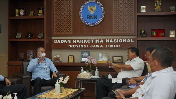 司法部的协同作用 - BNNP Jatim处理监狱中的毒品：促进案件发展
