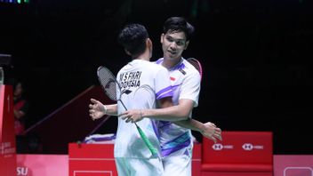 インドネシア男子ダブルス、フィクリ/ダニエルが2024年ジャパンオープン準決勝で止まった