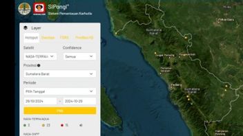 27 Heat Spread Occurs In West Sumatra, Today 4 More Points Appear