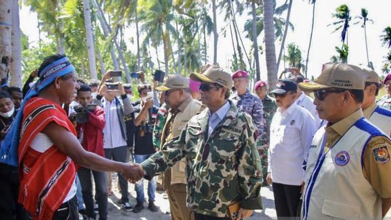 Mahfud MD Launches Border Building Movement On Moa Island, Maluku