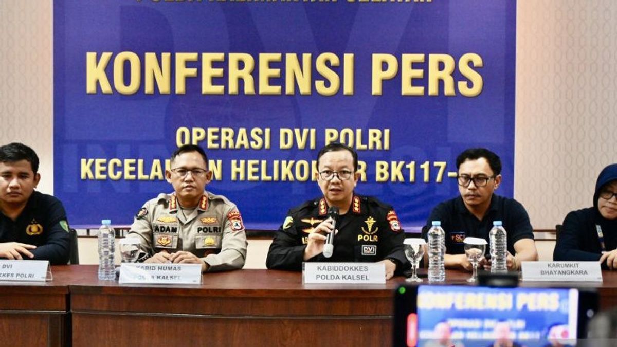 2 南カリマンタンDNAデイツで落下したヘリコプターの犠牲者の遺体、2週間の識別