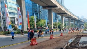 Hari Pertama CFD di Rasuna Said, Warga Antusias Lakukan Beragam Aktivitas 