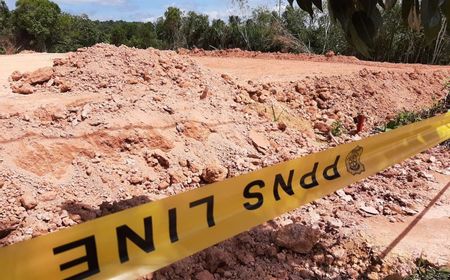 Timbun Rawa Buat Lapak Jualan Buah, Satpol PP Tanjungpinang Langsung Pasang PPNS Line di 2 Lokasi Ini