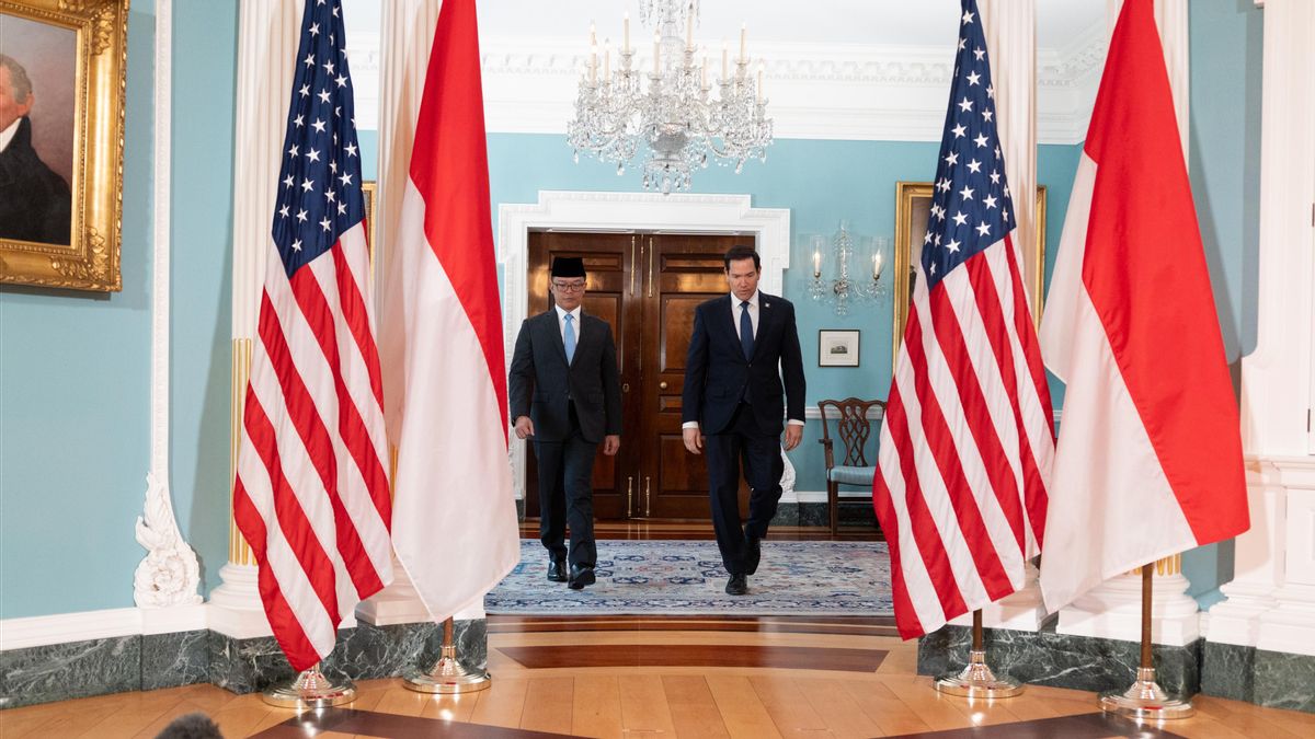 Menlu Sugiono Temui Menlu AS Rubio, Bahas Kemitraan Strategis hingga Situasi di Jalur Gaza