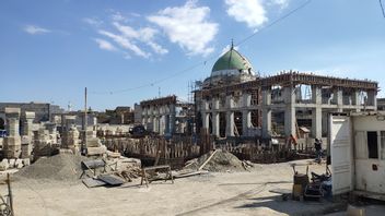 جاكرتا - ما يقرب من الانتهاء من إعادة الإعمار، سيتم افتتاح مسجد جامي النوري في العراق الذي دمره داعش في نهاية العام