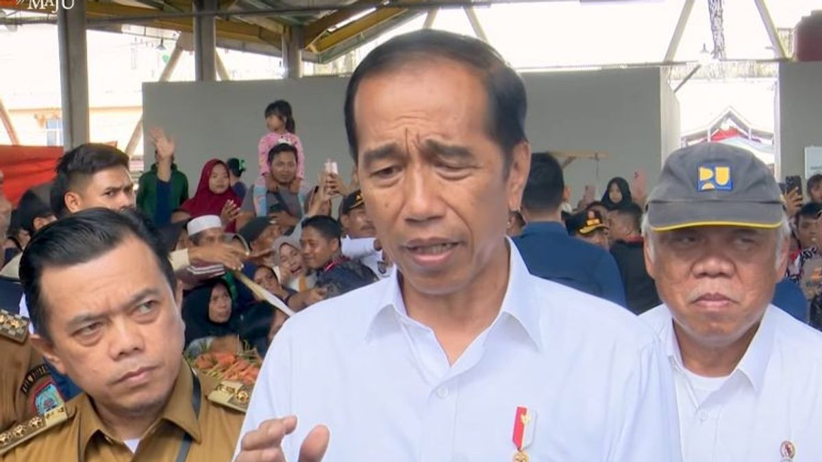Jambi stabil marché appelé le prix des denrées alimentaires, Jokowi: J'ai juste rien vu du riz avant