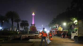 Rekor, Sampah Malam Tahun Baru 2024 di Jakarta Capai 130 Ton