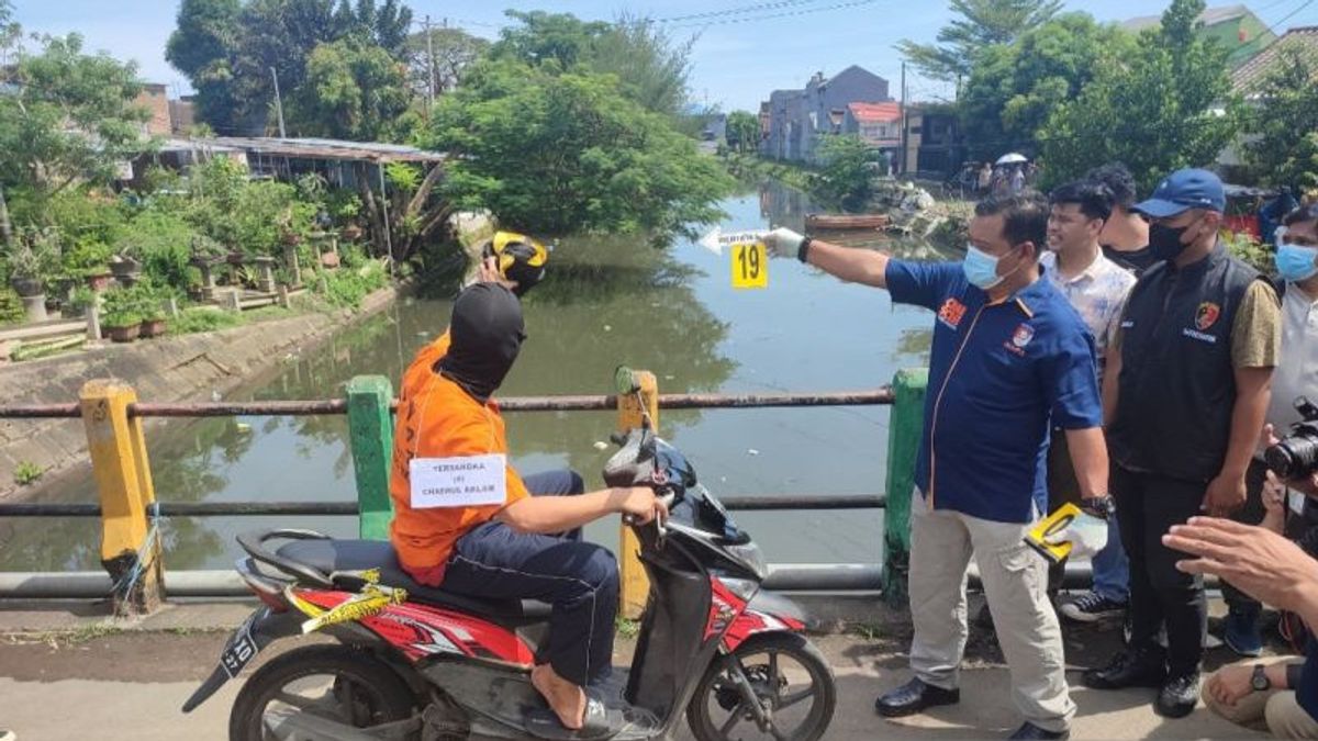 Police Holds Reconstruction Of Shooting Of Makassar Transportation Service Officers