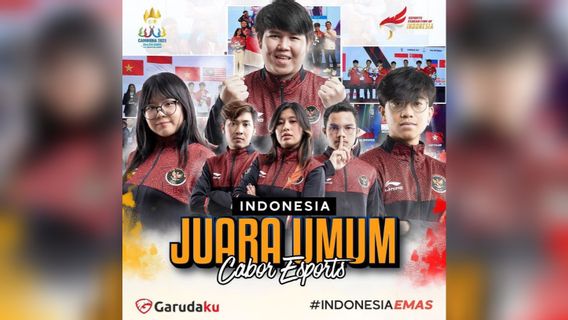 The Indonesian National Team Becomes The General Champion For Esports Sports At The Cambodian SEA Games