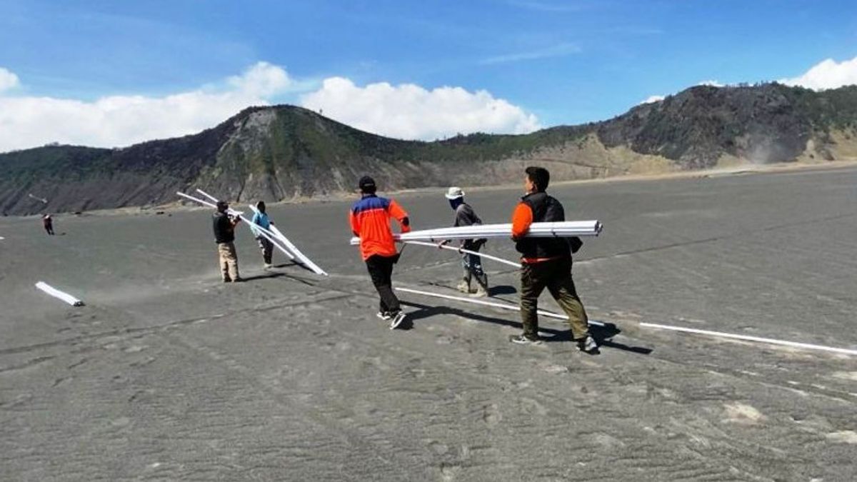 East Java Provincial Government Completes Pipe Improvement Affected By Bromo Forest And Land Fires