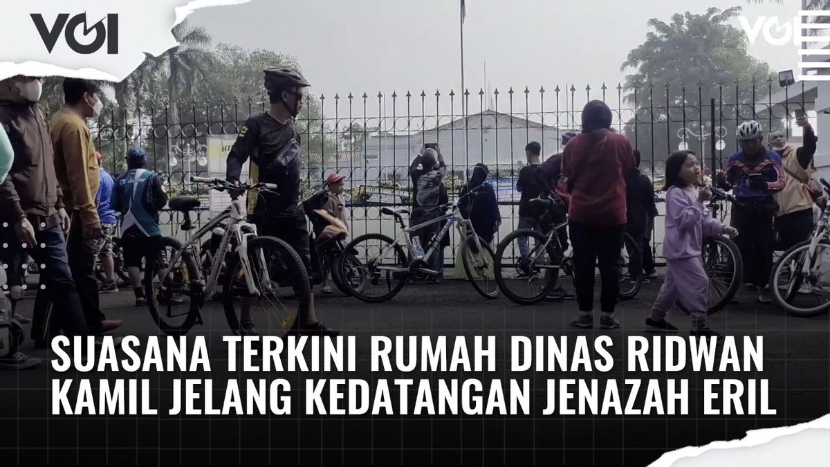 VIDEO: The Latest Atmosphere Of Ridwan Kamil's Official House Ahead Of The Arrival Of Eril's Body