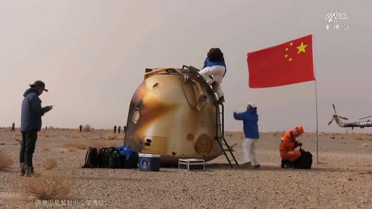 三位历史悠久的中国宇航员成功登陆地球，这是他们的下一次任务！