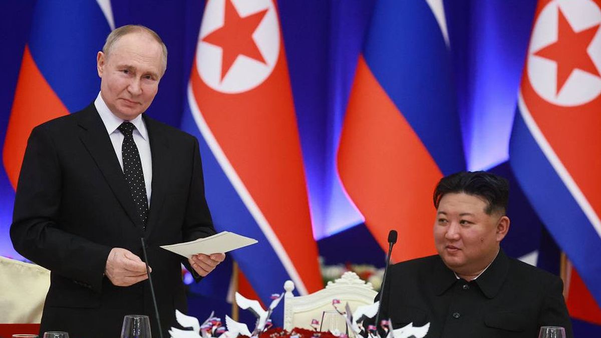 Korsel Meradang, Panggil Dubes Rusia Buntut Perjanjian Putin-Kim Jong Un