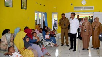 Jokowi、イールナゲットを通じた差し迫った発育阻害事件における中央ベンクル・プスケスマスの革新性を称賛