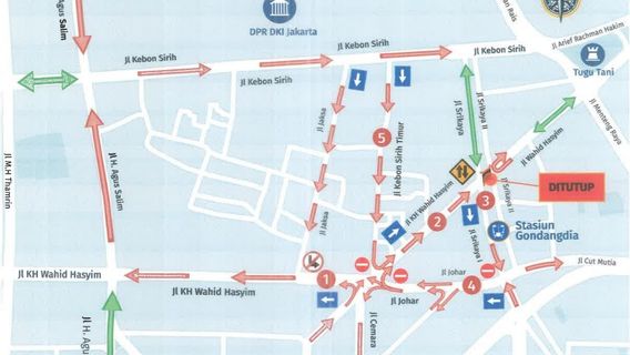 Info Penting! Stasiun Gondangdia Ditata, Begini Rekayasa Lalin Satu Arah dari 8-21 April 