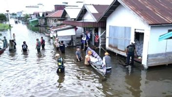 Floods In East Kotawaringin Gradually Recede