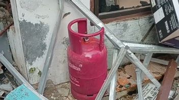 Pertamina的明亮天然气管爆炸,危急女性Kritis Alami Luka Bakar