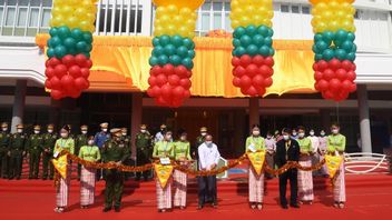 تم افتتاح المستشفى الفاخر التابع للنظام العسكري في ميانمار مؤخرا، وهزه انفجار قنبلة