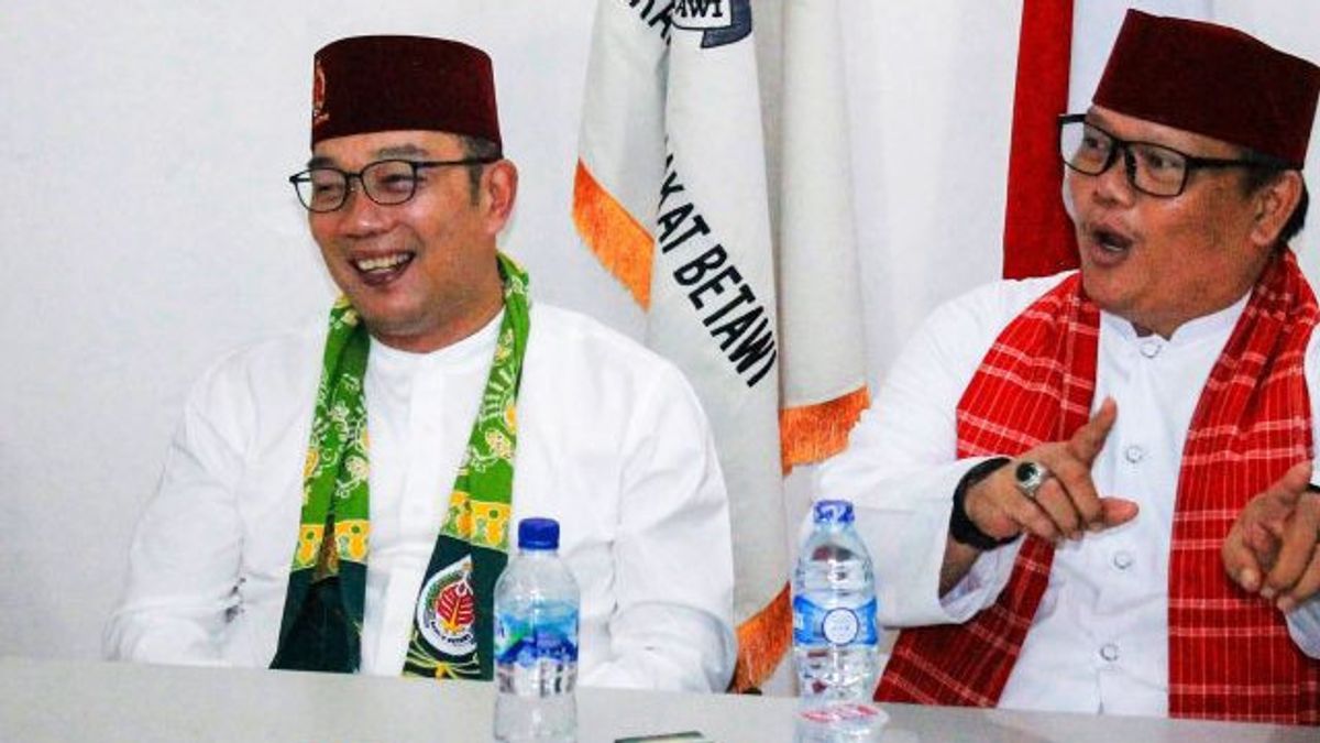 La promesse de Bacagub DKI Ridwan Kamil: Gardez Betawi en tant qu’identité de Jakarta