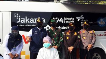 Un Total De 6,64 Millions De Résidents De DKI Jakarta Ont été Vaccinés Avec La Première Dose De Dosis