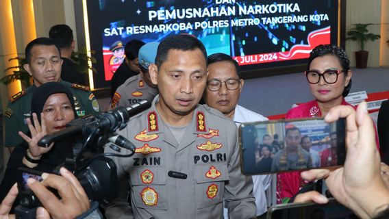 Puluhan TO Narkoba Diringkus Polres Metro Tangerang Selama 2 Pekan