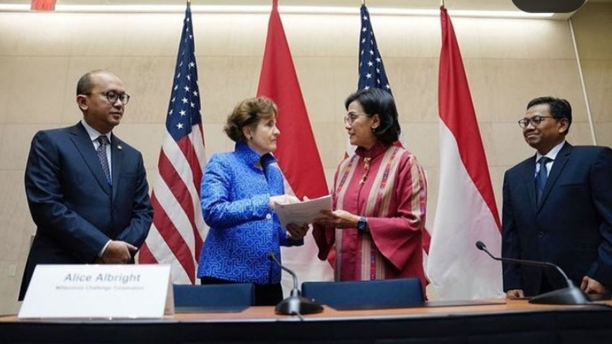 On The Second Day In Washington, Sri Mulyani Reported That RI Got A Grant Of Rp9.6 Trillion From America