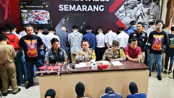 Semarang Polrestabes Arrest 22 Gangsters Of SMP-SMA Students