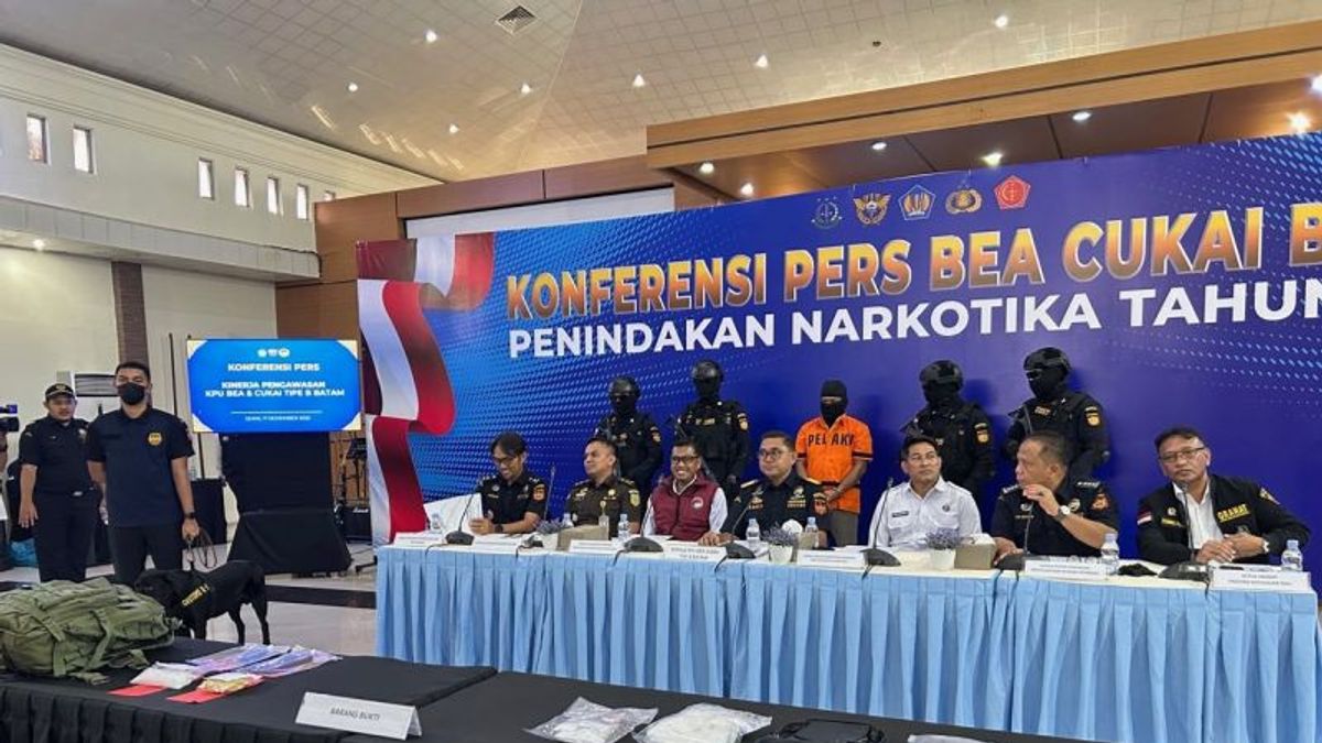Bea Cukai Batam Gagalkan Penyelundupan 1,5 Kg Narkoba Lewat Perairan