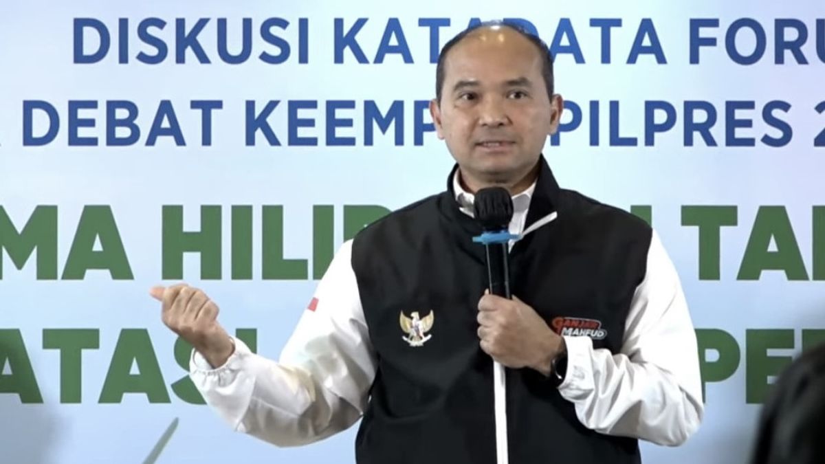 TPN Ganjar Mahfud表示,印度尼西亚尚未达到下游阶段,刚刚冶炼