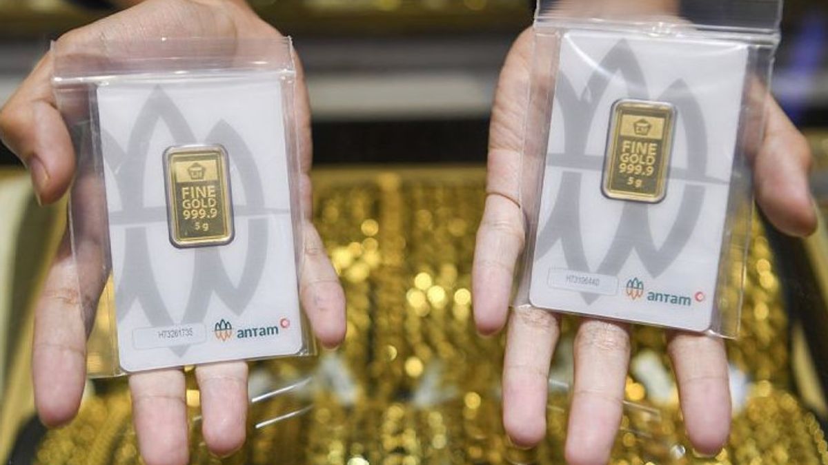 Le prix de l'or d'Antam samedi matin a augmenté à 2 954 000 Rp par gramme