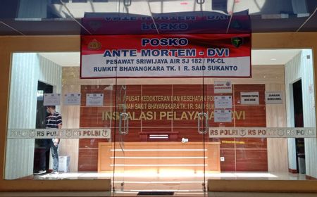 Hingga Pagi Ini, RS Polri Telah Terima 56 Kantong Jenazah dari Lokasi Jatuhnya Pesawat Sriwijaya Air SJ-182