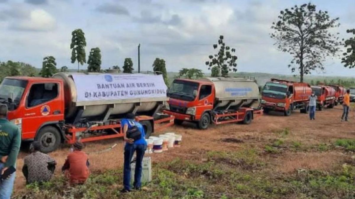 Rain Starting To Down In Gunungkidul, BPBD Stop Clean Water Assistance To Drought Areas