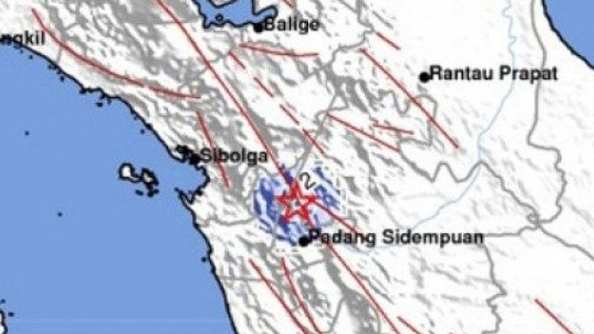 Berita Gempa: Padang Sidempuan Diguncang Gempa Bumi 3,4 Magnitudo