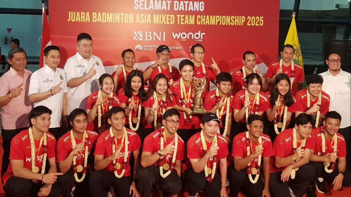 BAMTC 2025チャンピオンインドネシアチームがインドネシアに到着