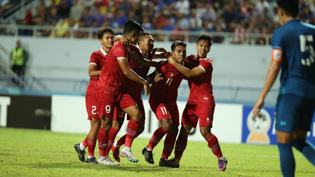 印度尼西亚国家队Bungkam Kritik,3-1击败泰国,进入AFF U-23杯决赛
