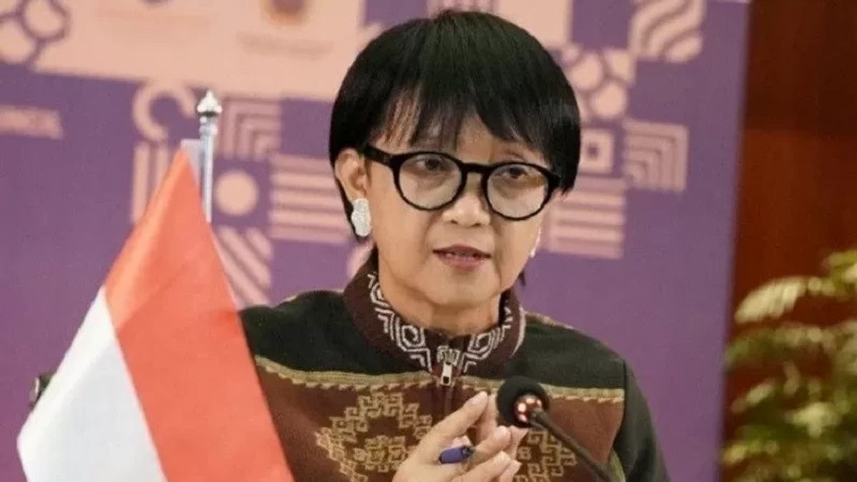 Foreign Minister Retno Highlights The Large Impact Of Human Trafficking In Online Scam Cases