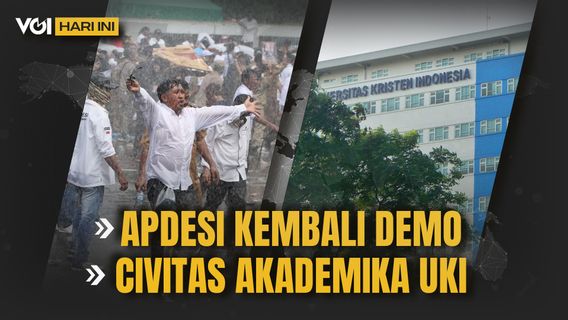 VIDEO: VOI Today: APDESI Demo At The DPR Building And UKI Academic Civity Attitude Statement