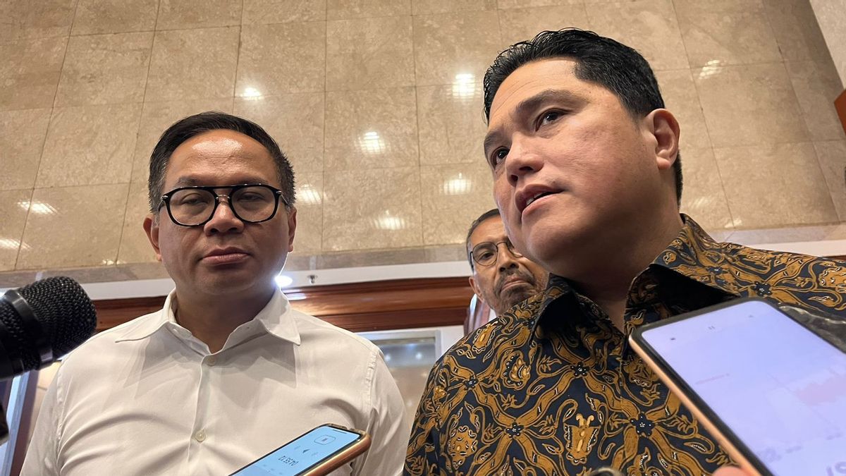 A la fin de son mandat, Erick Thohir a commencé à nettoyer le bureau.