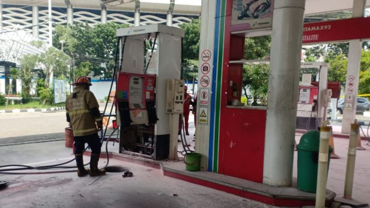 تحقق الشرطة في انفجار انفجار في محطة وقود أونديب في سيمارانغ