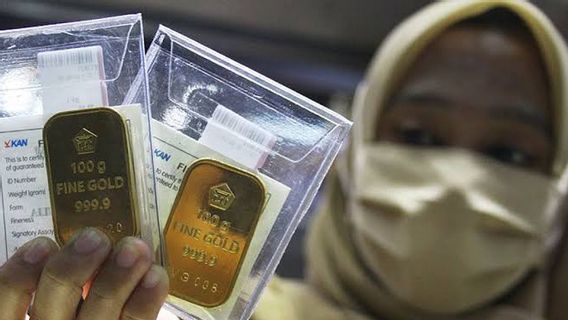 Harga Emas Anjlok ke Rp1.452.000 per Gram Usai Tembus Rekor Tertingginya