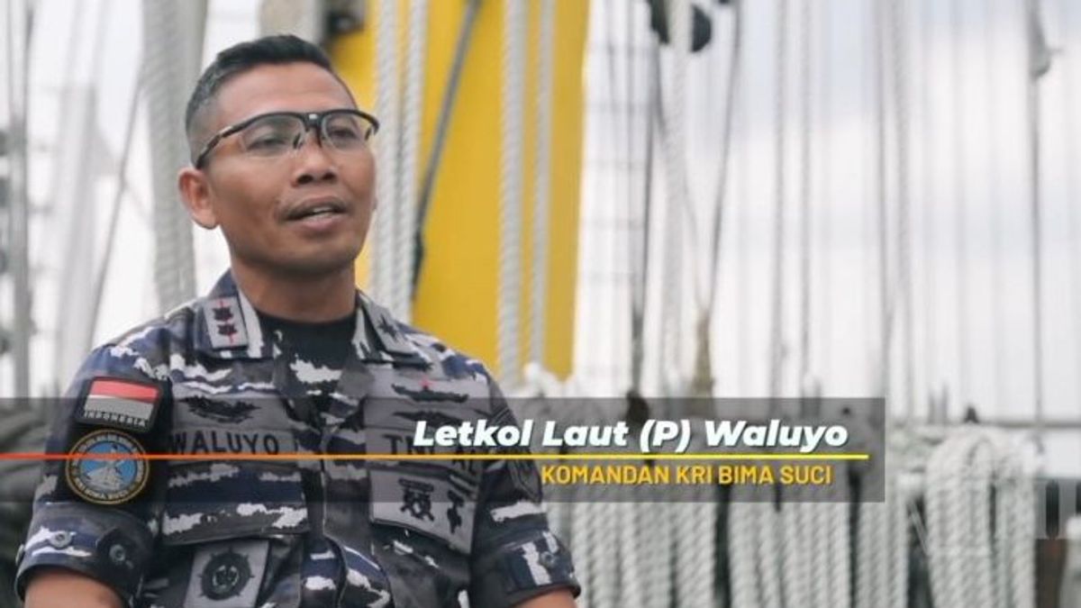 The Journey Of The KRI Bima Suci Commander, Lt. Col. Laut Waluyo, Started From A Construction Worker