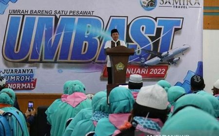 Lepas 419 Jemaah Umrah Perdana ke Arab Saudi, Kemenag Ingatkan Disiplin Prokes demi Mencegah COVID