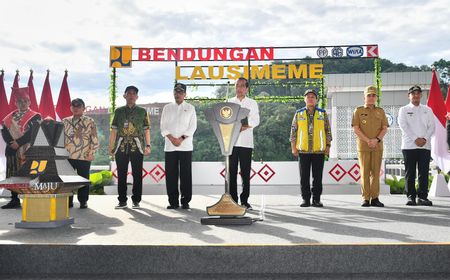 Presiden Jokowi Resmikan Proyek Bendungan Lau Simeme Garapan PTPP