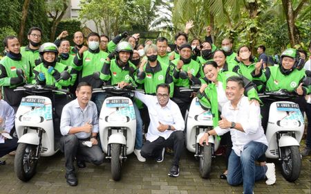 Canggih! Ojek KTT G20 Pakai Motor Listrik dari Gojek dan TBS Energi, Menhub Turun Langsung Meresmikan