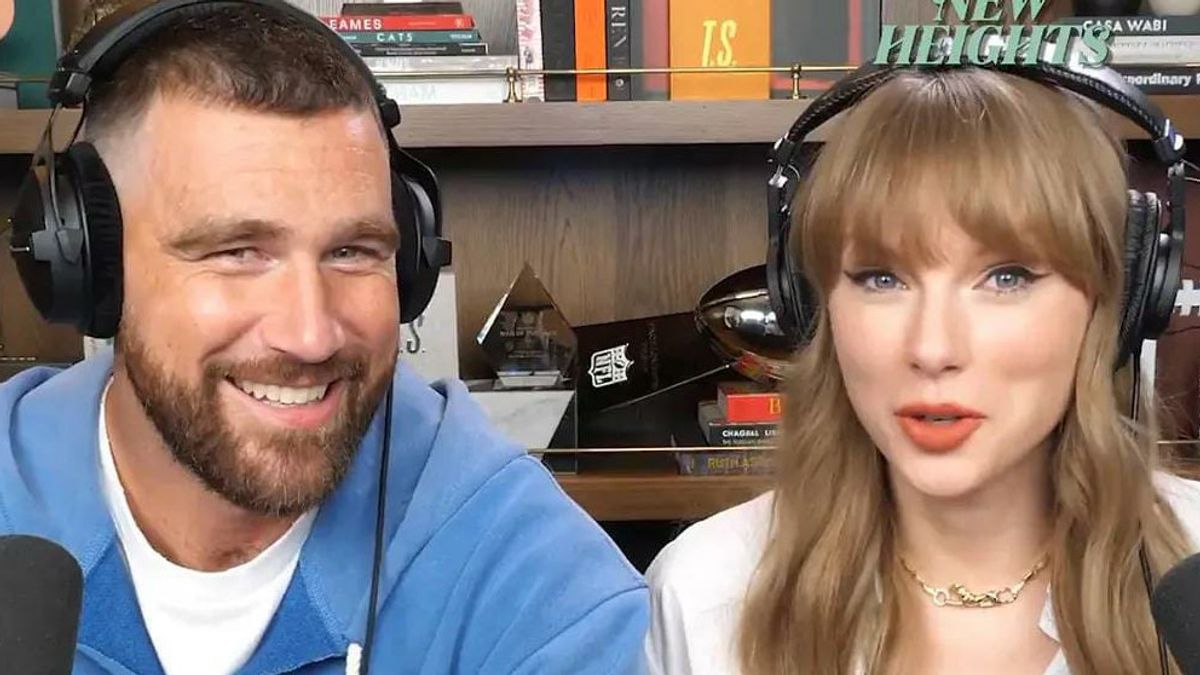 Tampil di Podcast Kekasihnya, Taylor Swift Kenakan Perhiasan Cartier Rp459 Juta Tuai Sorotan