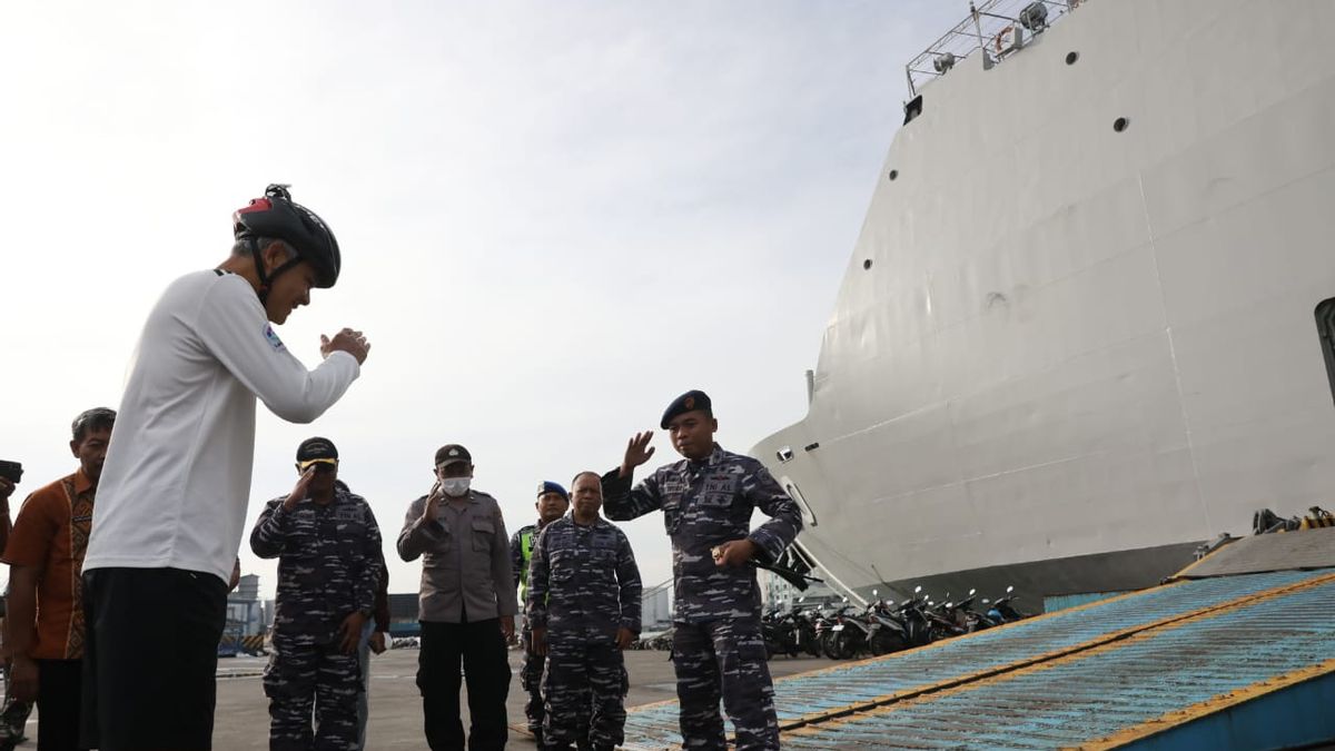 KSAL Respons Ganjar, Kapal Perang Siap Bawa BBM dan Logistik ke Karimunjawa
