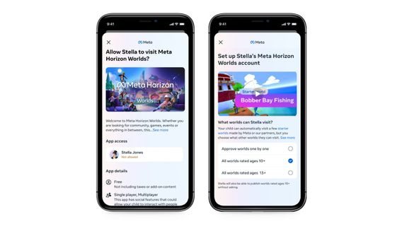 Meta Allows Pre-Adolescent Children To Access Horizon World With Parents' Permission